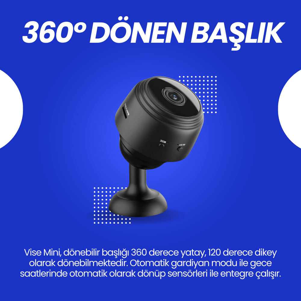 Vise Mini | Kablosuz Güvenlik Kamerası